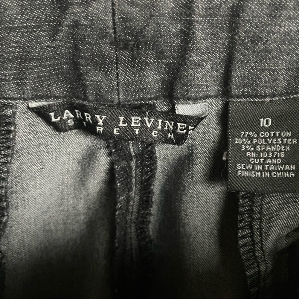 Black Denim Trouser Jeans with removable belt, Size 10 - Picture 2 of 8